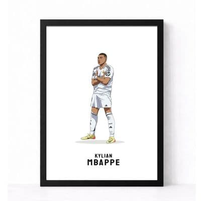 Real Madrid Print | Kylian Mbappe