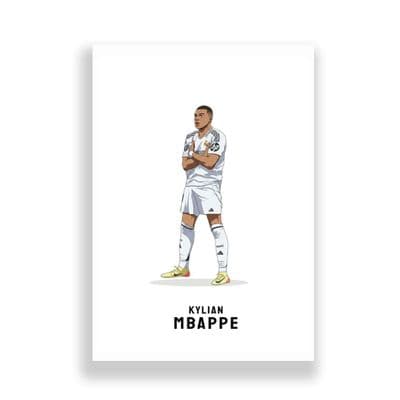 Real Madrid Print | Kylian Mbappe