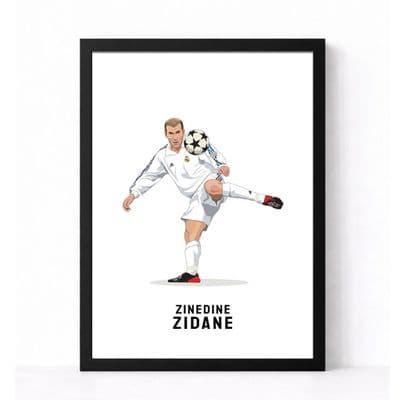 Real Madrid  Print | Zinedine Zidane
