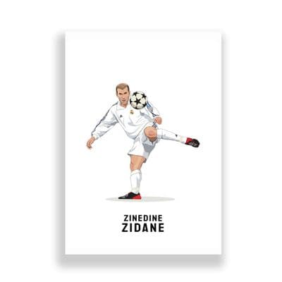 Real Madrid  Print | Zinedine Zidane