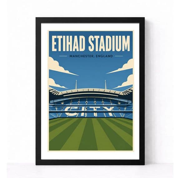 Retro Stadium | The Etihad | Manchester City