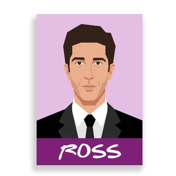 Ross Geller | Friends | Pop Art