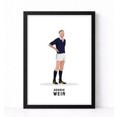 Scotland  Rugby Print | Doddie Weir