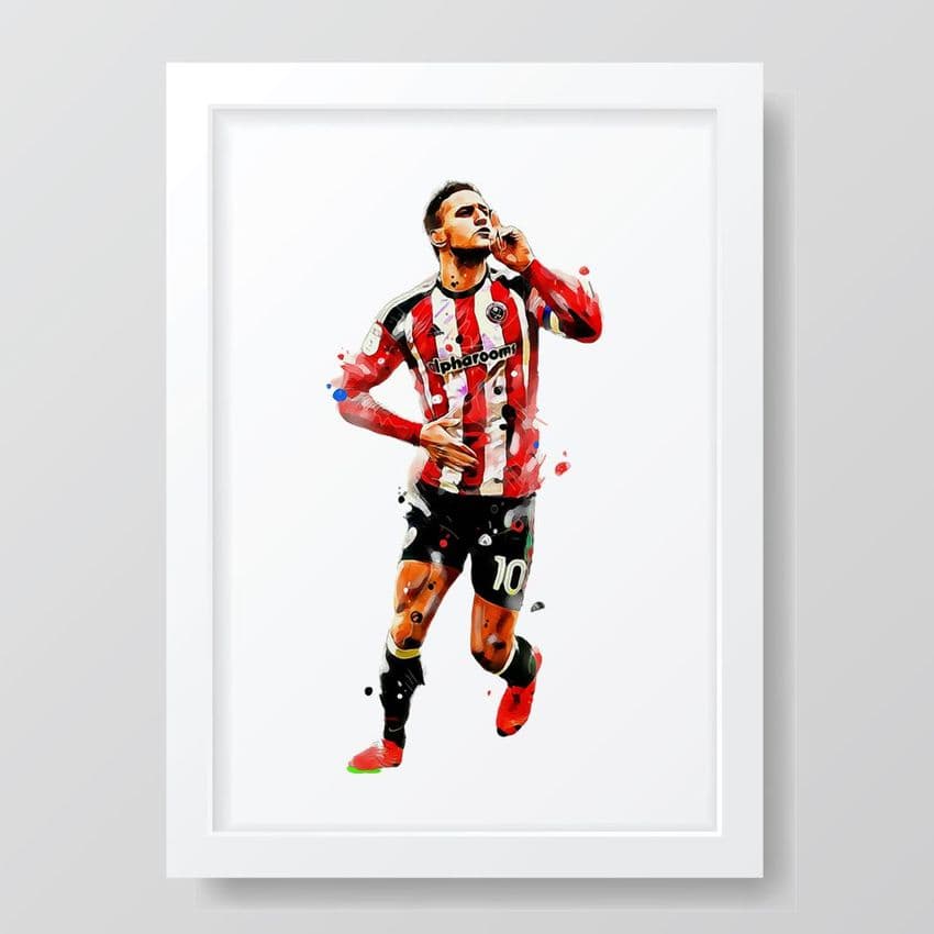 Sheffield United Billy Sharp Art Print