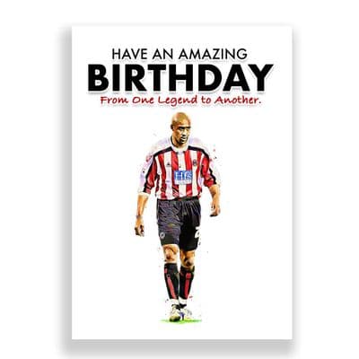 Sheffield United Birthday  Card | Brian Deane