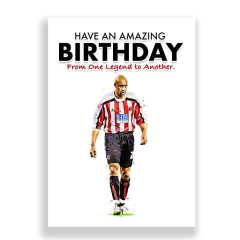 Sheffield United Birthday Card | Brian Deane