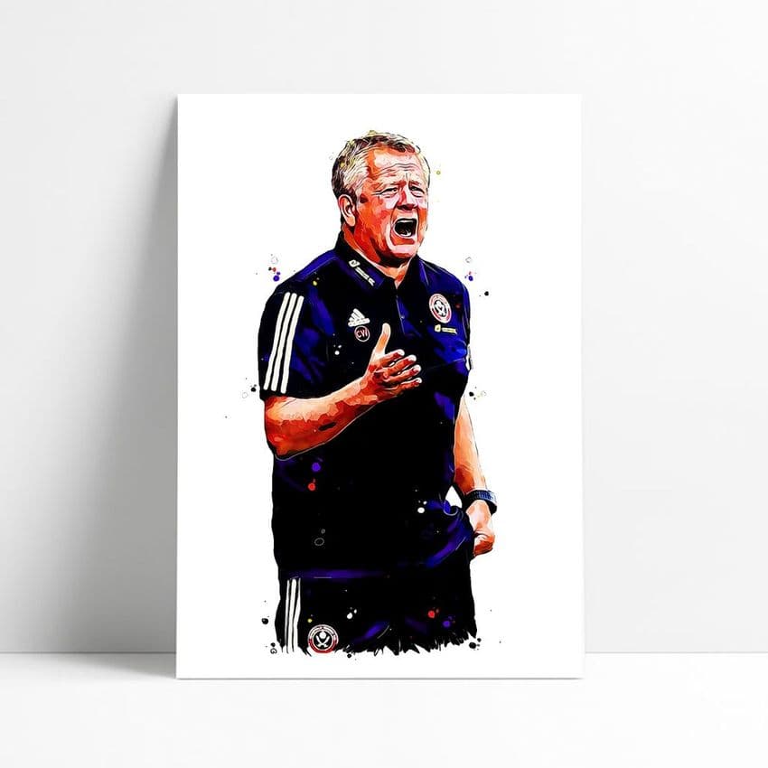 Sheffield United | Chris Wilder Art Print