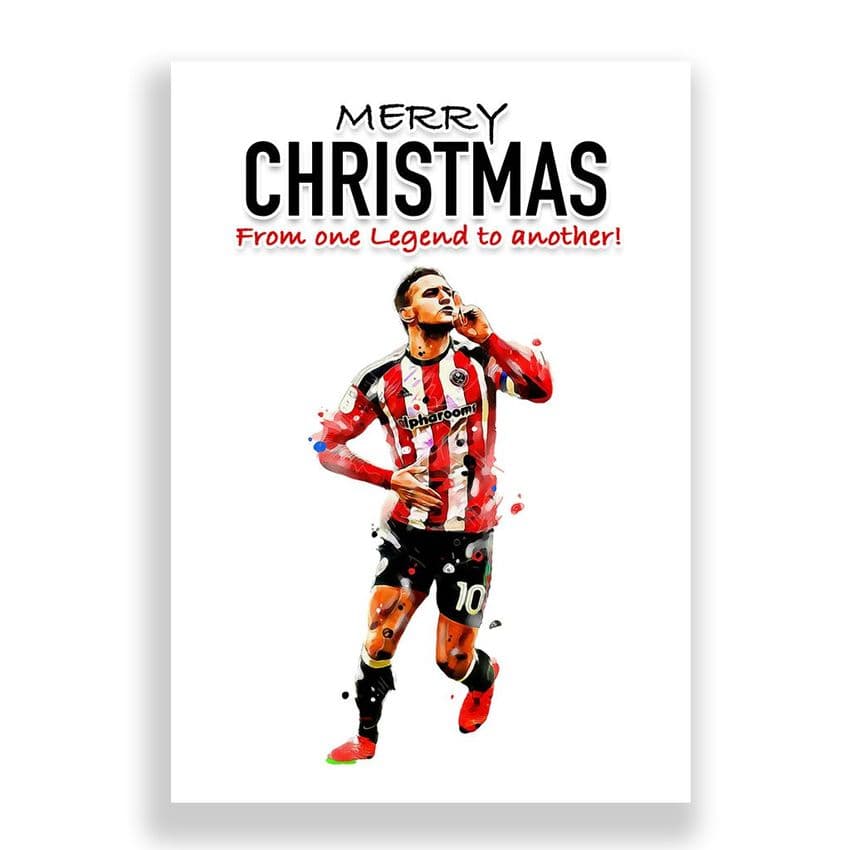 Sheffield United Christmas Card | Billy Sharp