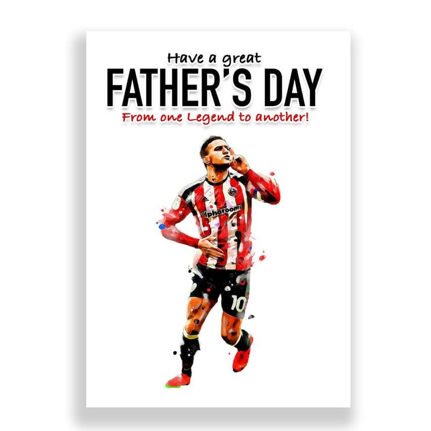 Sheffield United Father's Day Card | Billy Sharp