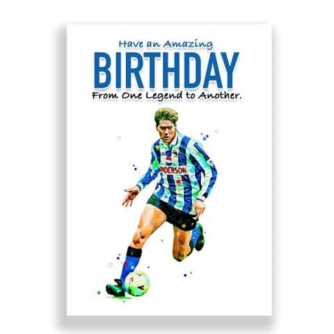 Sheffield Wednesday Birthday Card | Chris Waddle