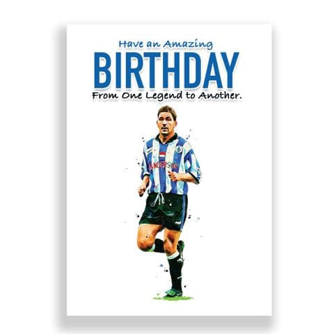 Sheffield Wednesday Birthday Card | David Hirst