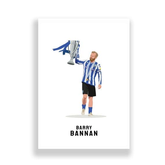 Sheffield Wednesday Print | Barry Bannan