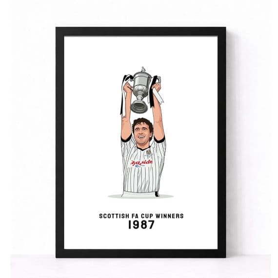 St Mirren Print | Scottish Cup 1987