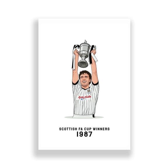 St Mirren Print | Scottish Cup 1987