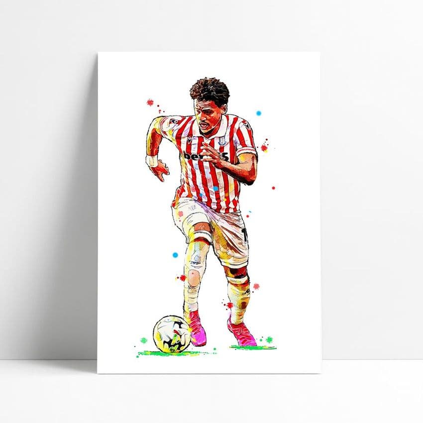 Stoke City | Ryan Mmaee Art Print