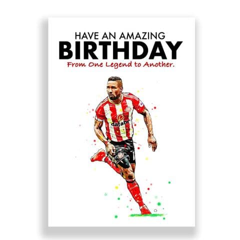 Sunderland Birthday Card | Jermaine Defoe