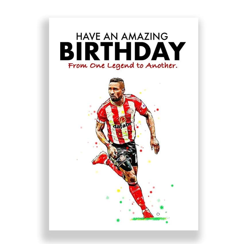Sunderland Birthday Card | Jermaine Defoe