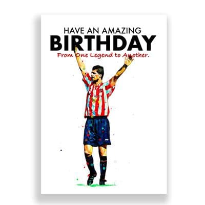 Sunderland Birthday Card | Niall Quinn