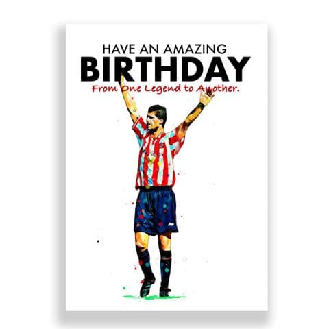 Sunderland Birthday Card | Niall Quinn