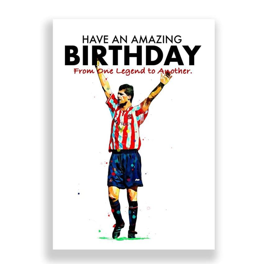 Sunderland Birthday Card | Niall Quinn