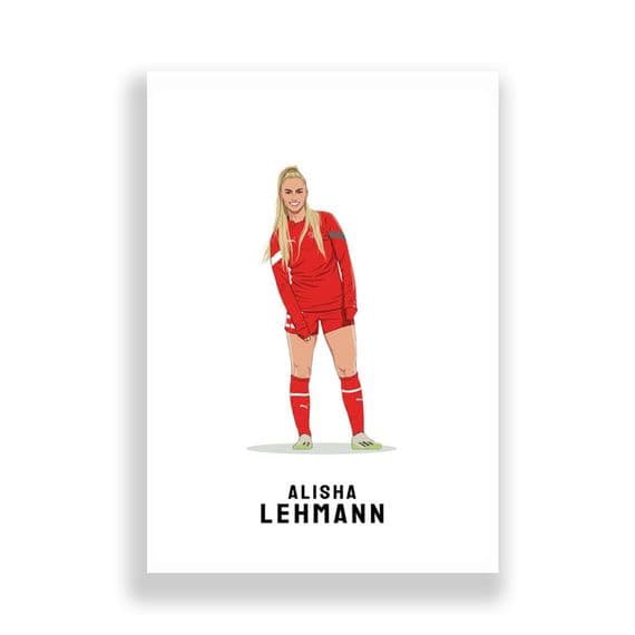 Switzerland Print | Alisha Lehmann