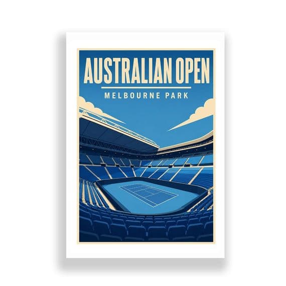 Tennis | Australian Open | Travel Style Print