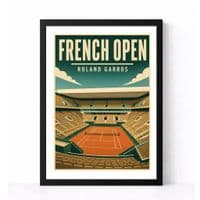 Tennis | French Open | Travel Style Print