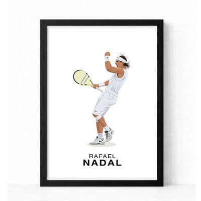 Tennis | Nadal Illustration Print