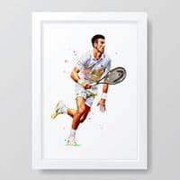 Tennis | Novak Djokovic Art Print