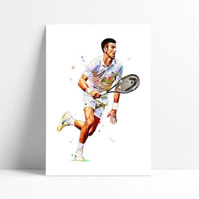 Tennis | Novak Djokovic Art Print