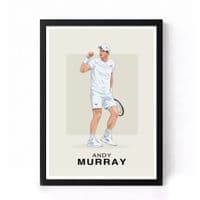 Tennis Print | Andy Murray Illustration