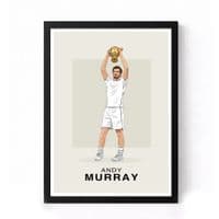 Tennis Print | Andy Murray Illustration.
