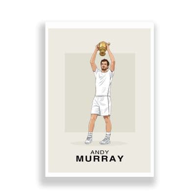 Tennis Print | Andy Murray Illustration.
