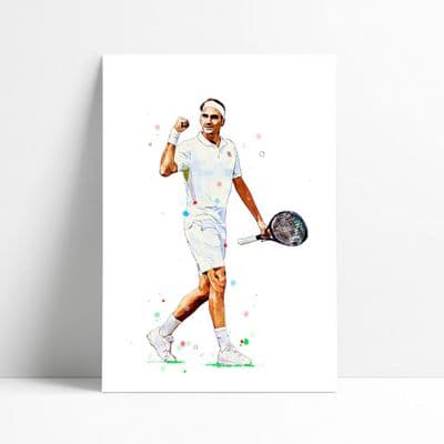 Tennis | Roger Federer Art Print