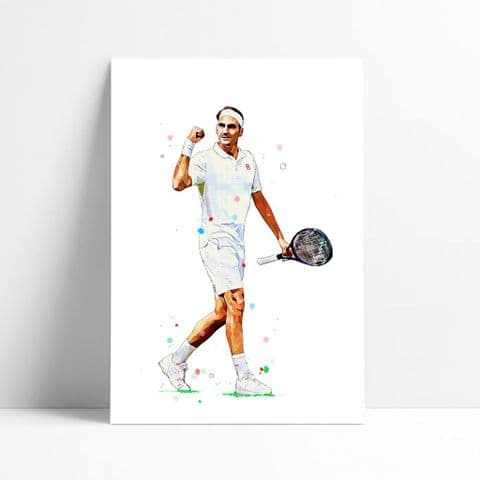 Tennis | Roger Federer Art Print