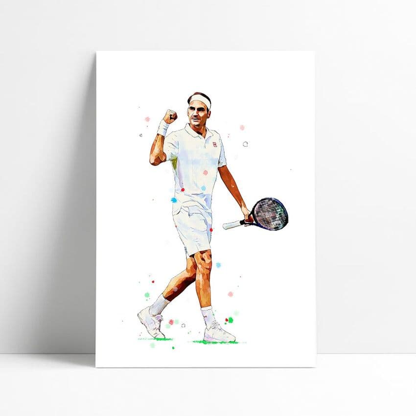 Tennis | Roger Federer Art Print