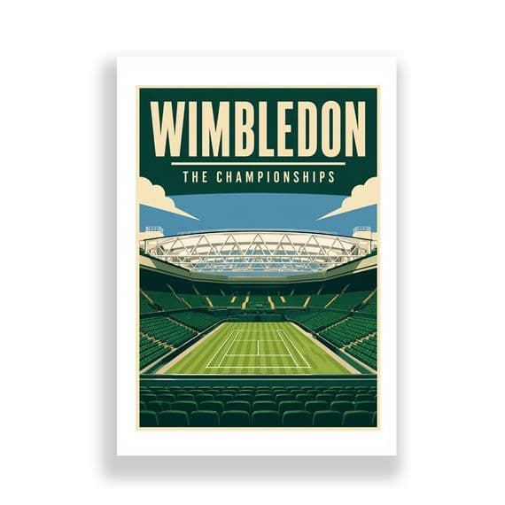 Tennis | Wimbeldon | Travel Style Print