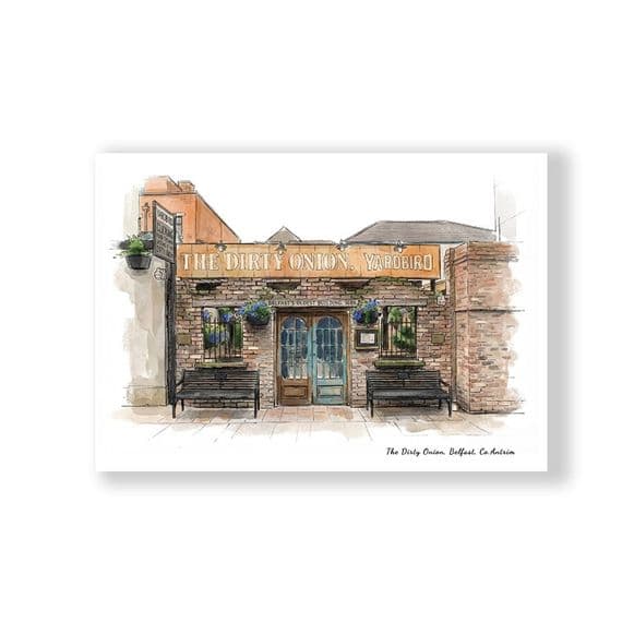 The Dirty Onion | Belfast | Co.Antrim Pub Art