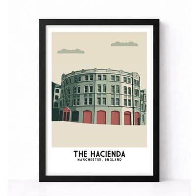 THE HACIENDA | MANCHESTER ENGLAND | TRAVEL PRINT