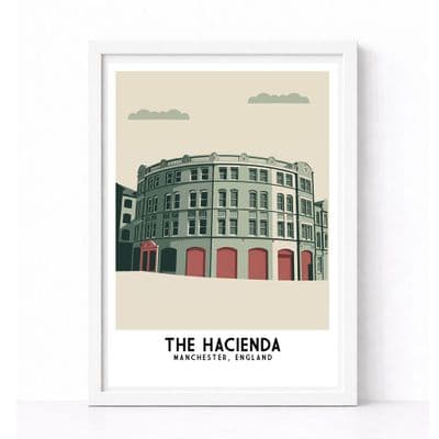 THE HACIENDA | MANCHESTER ENGLAND | TRAVEL PRINT