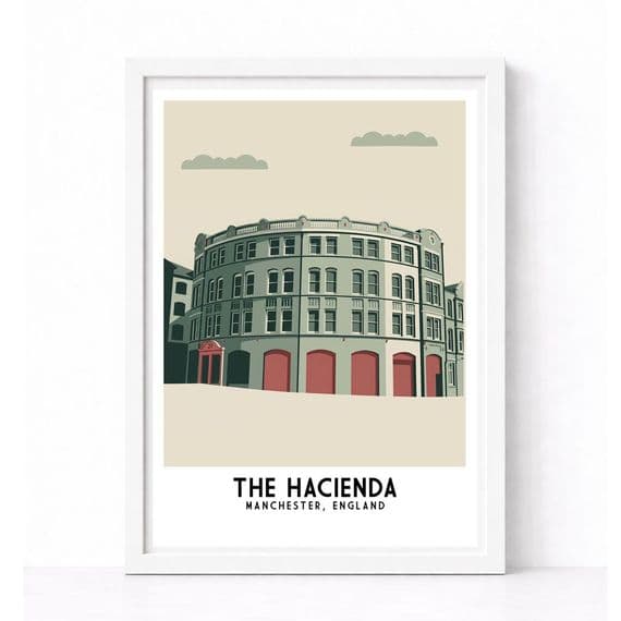 THE HACIENDA | MANCHESTER ENGLAND | TRAVEL PRINT