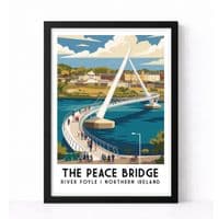 The Peace Bridge | Derry | Travel Print