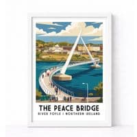 The Peace Bridge | Derry | Travel Print