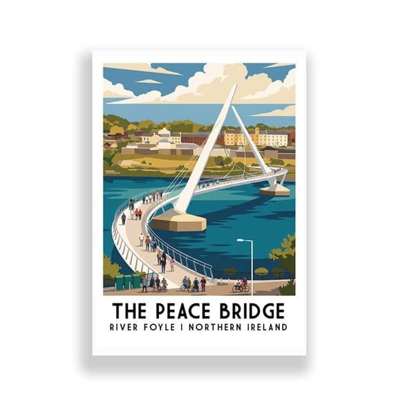 The Peace Bridge | Derry | Travel Print