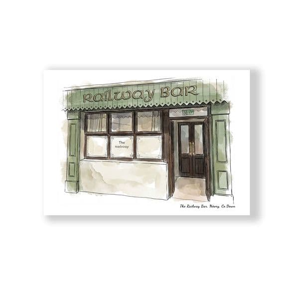 The Railway Bar | Newry | Co.Down | Pub Art