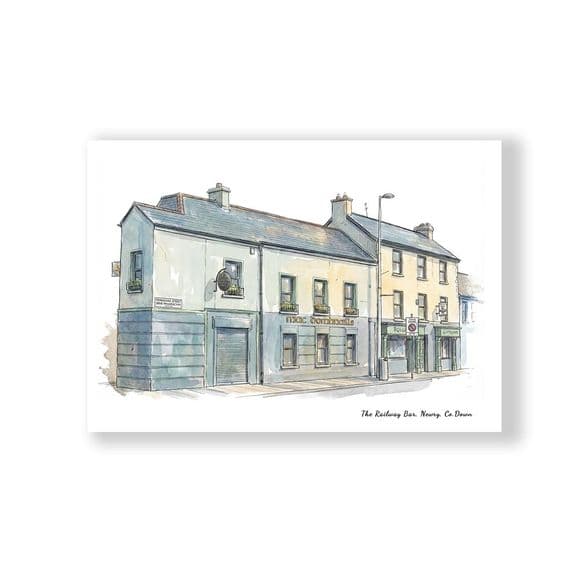 The Railway Bar | Newry | CoDown | Pub Art