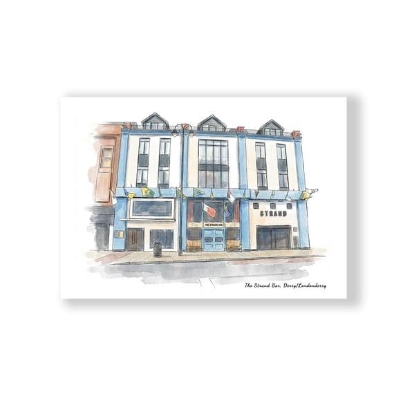 The Strand Bar | Derry/Londonderry | Pub Art