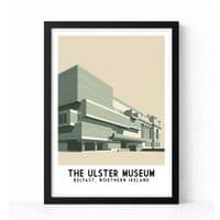 THE ULSTER MUSEUM | BELFAST NORTHERN IRELAND | TRAVEL PRINT