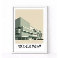THE ULSTER MUSEUM | BELFAST NORTHERN IRELAND | TRAVEL PRINT