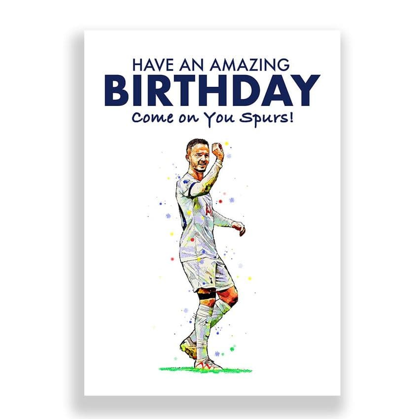 Tottenham Hotspur Birthday Card | James Maddison